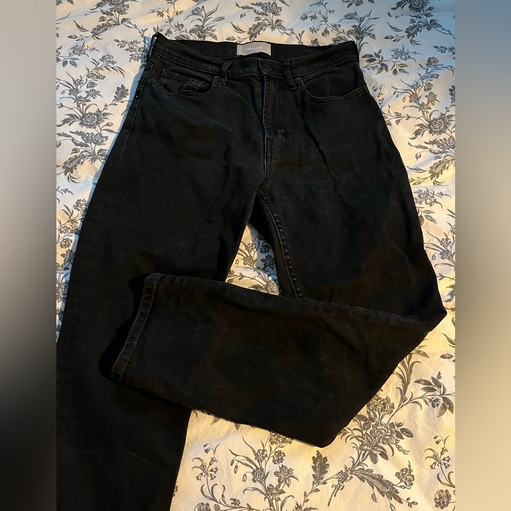 Everlane the Cheeky Straight Jean in Black